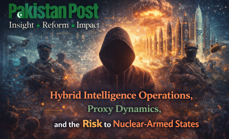 Hybrid Intelligence Operations, Proxy Dynamics, and the Risk to Nuclear-Armed States