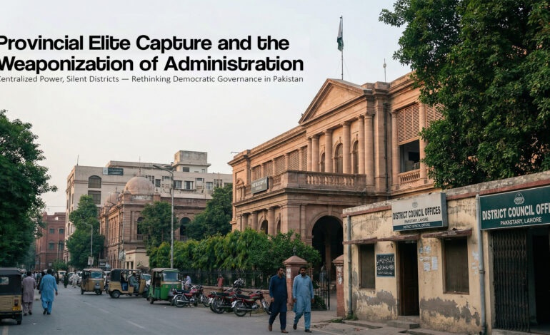 Provincial Elite Capture and the Weaponization of Administration