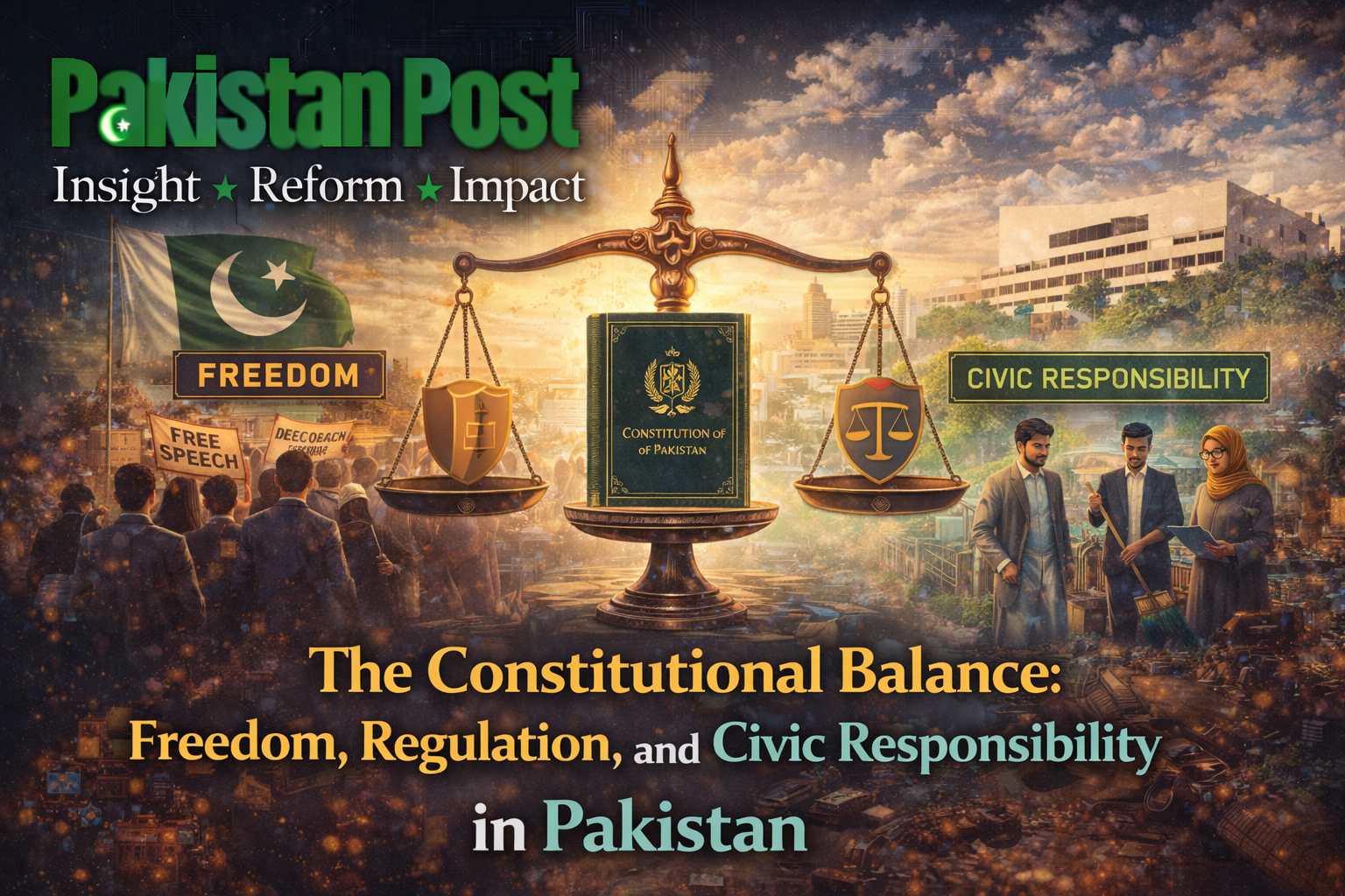 The Constitutional Balance: Freedom, Regulation, and Civic Responsibility in Pakistan
