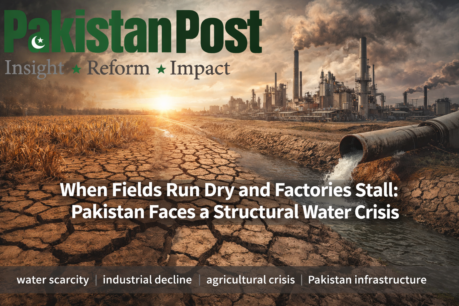 When Fields Run Dry and Factories Stall: Pakistan Faces a Structural Water Crisis
