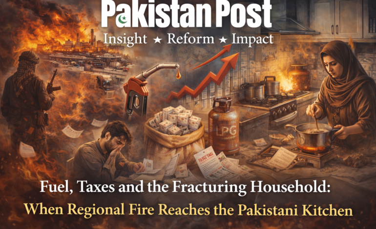 Fuel, Taxes and the Fracturing Household: When Regional Fire Reaches the Pakistani Kitchen