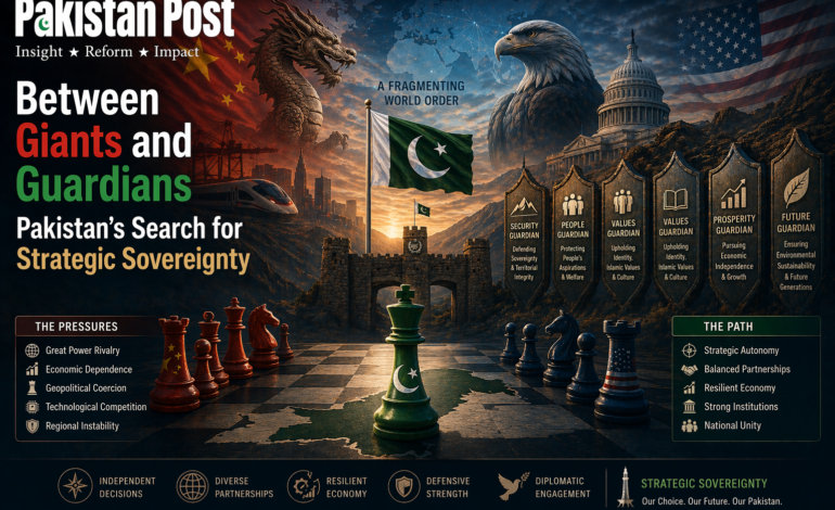 Between Giants and Guardians Pakistan’s Search for Strategic Sovereignty