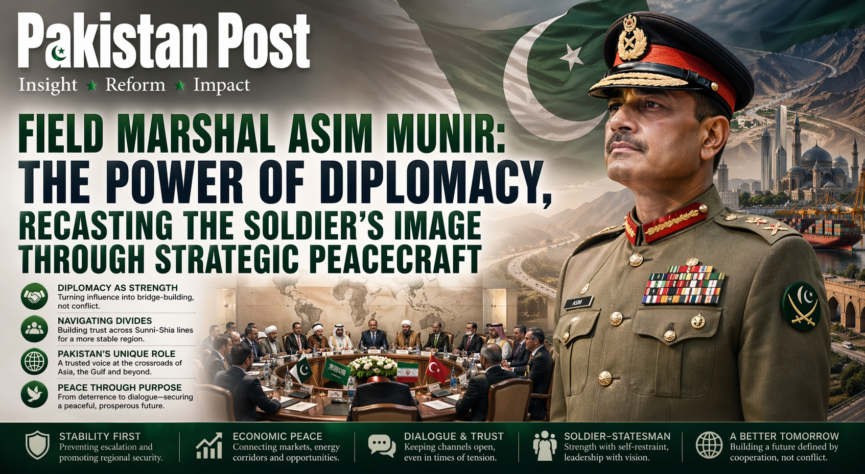 Field Marshal Asim Munir: The Power of Diplomacy, Recasting the Soldier’s Image Through Strategic Peacecraft