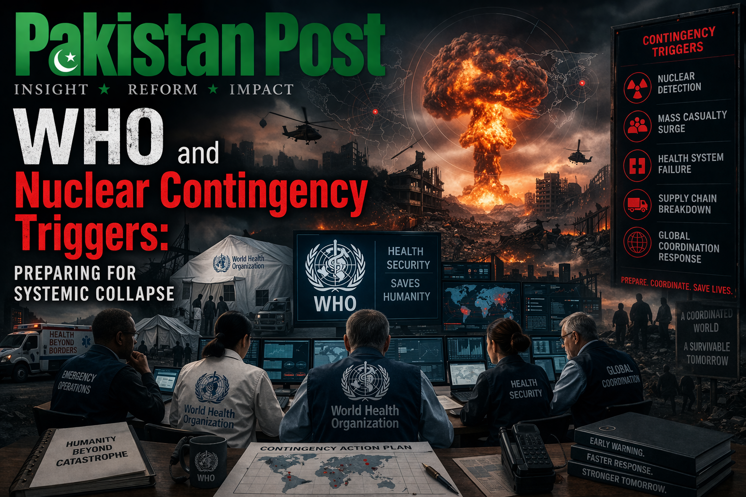 WHO and Nuclear Contingency Triggers: Preparing for Systemic Collapse
