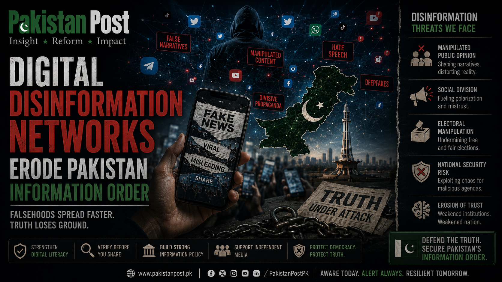 Digital Disinformation Networks Erode Pakistan Information Order