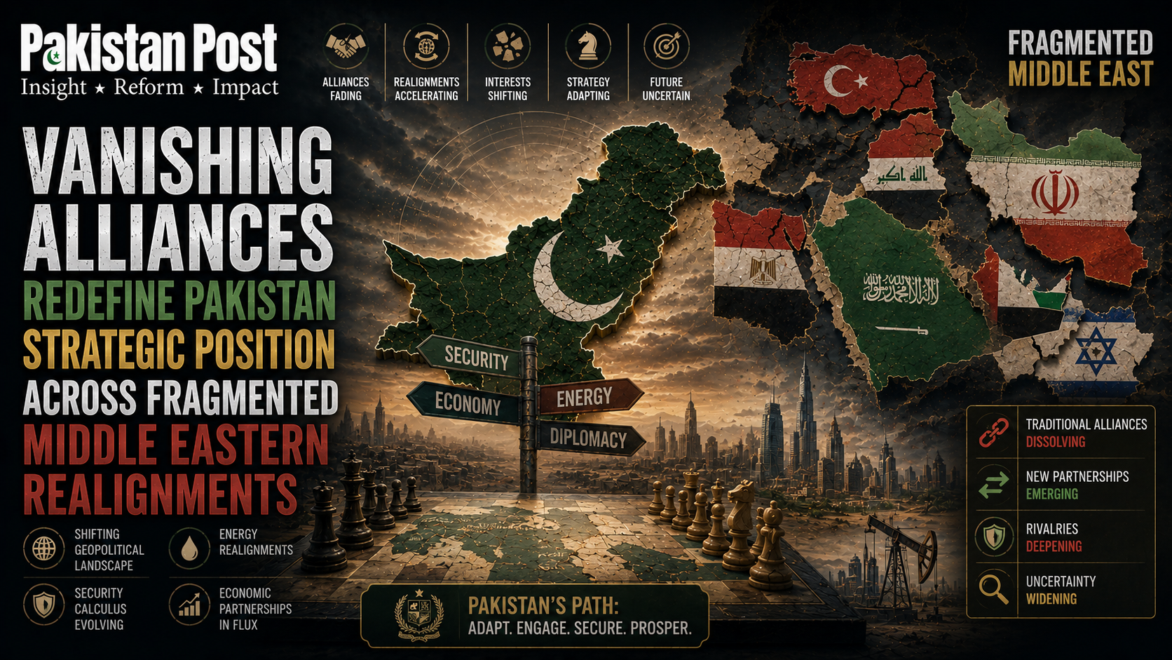 Vanishing Alliances Redefine Pakistan Strategic Position Across Fragmented Middle Eastern Realignments
