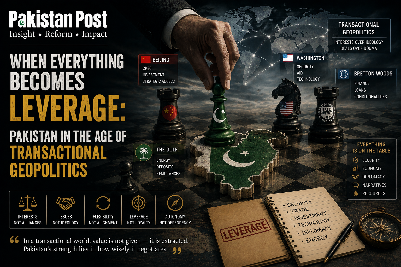 When Everything Becomes Leverage: Pakistan in the Age of Transactional Geopolitics