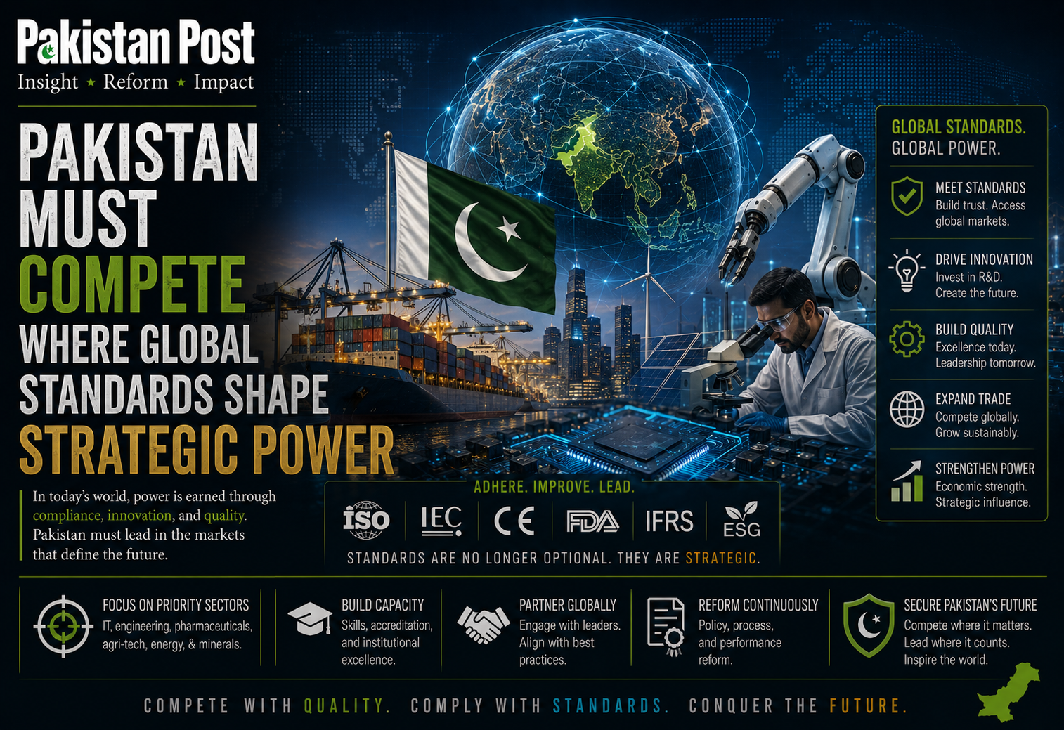 Pakistan Must Compete Where Global Standards Shape Strategic Power