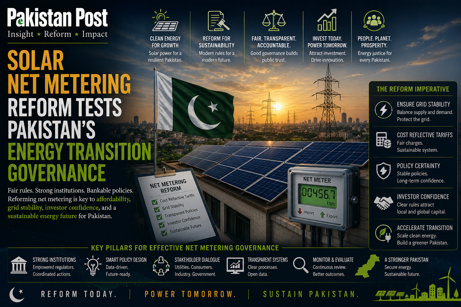 Solar Net Metering Reform Tests Pakistan’s Energy Transition Governance