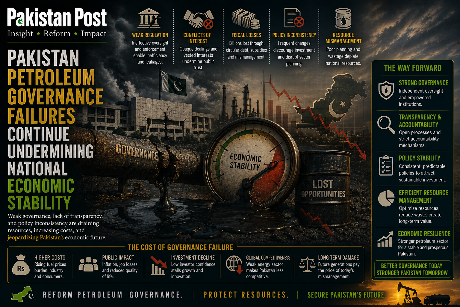 Pakistan Petroleum Governance Failures Continue Undermining National Economic Stability