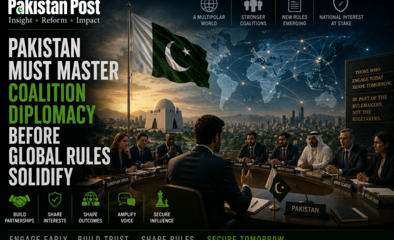 Pakistan Must Master Coalition Diplomacy Before Global Rules Solidify
