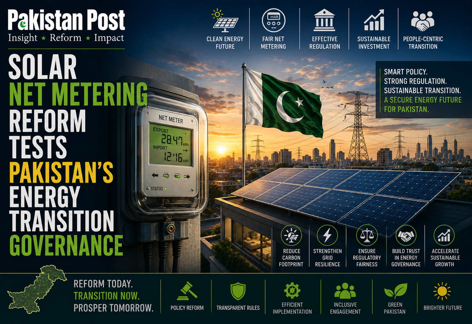 Solar Net Metering Reform Tests Pakistan’s Energy Transition Governance