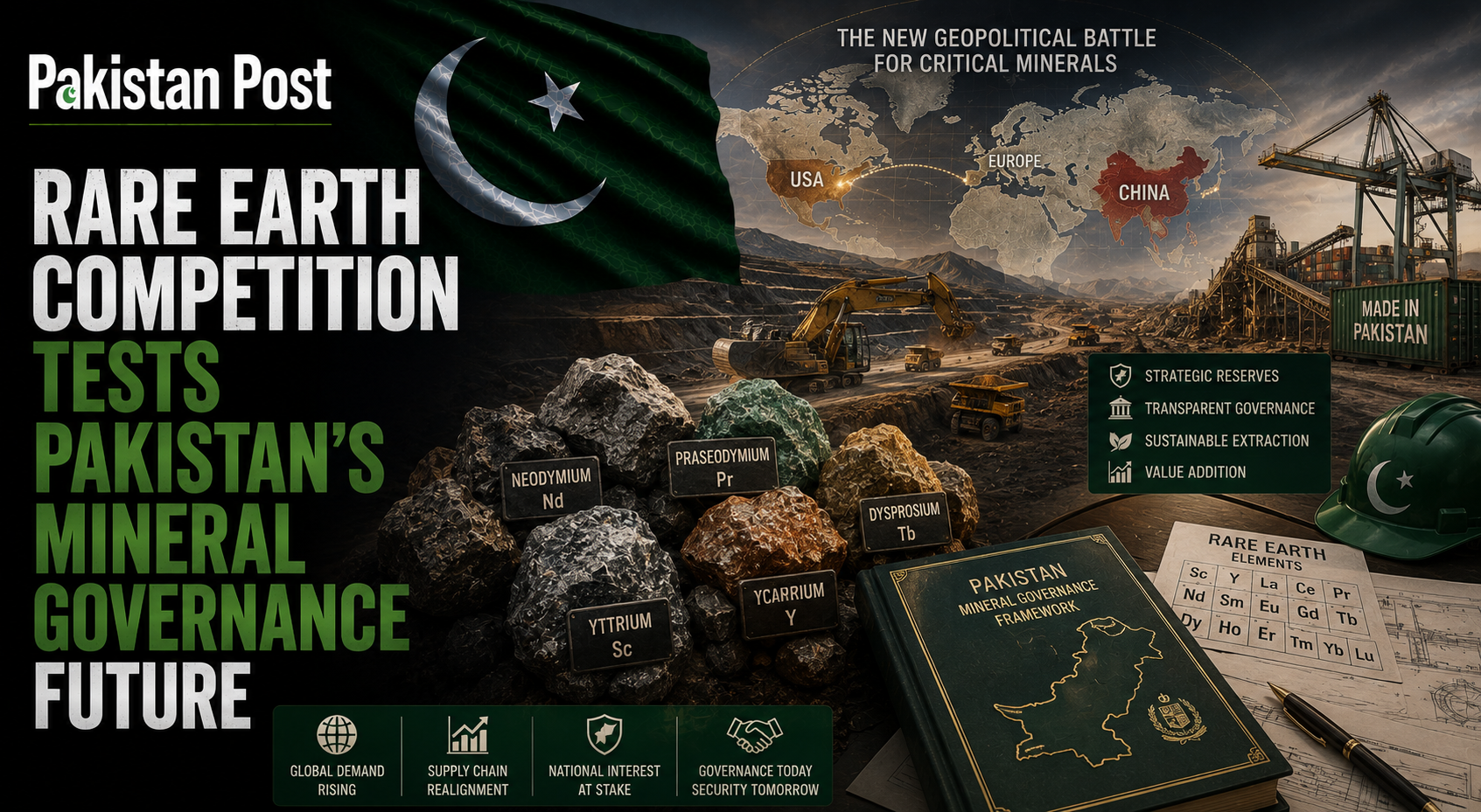 Rare Earth Competition Tests Pakistan’s Mineral Governance Future