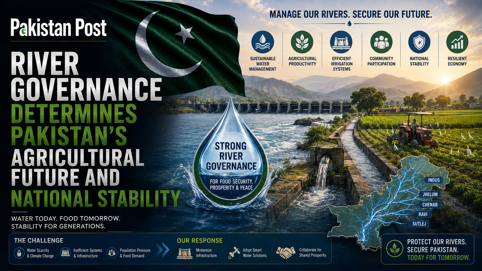 River Governance Determines Pakistan’s Agricultural Future and National Stability