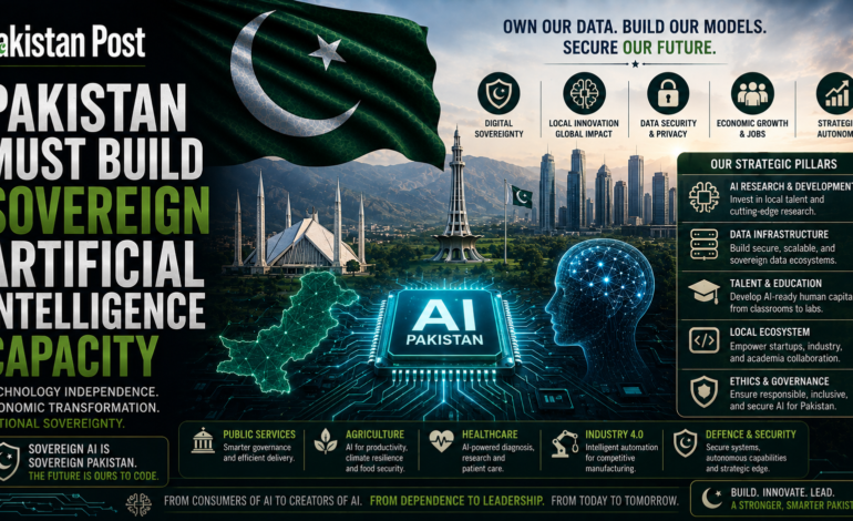 Pakistan Must Build Sovereign Artificial Intelligence Capacity